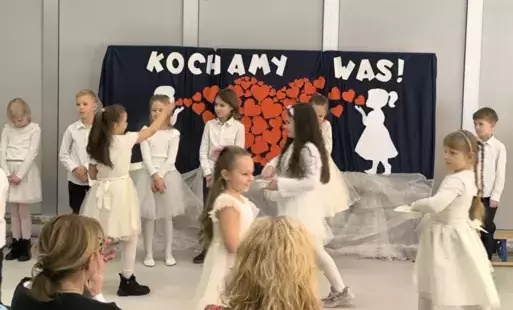 Zdjęcie do Zimowe spotkanie z babcią i dziadkiem w klasie 1 a